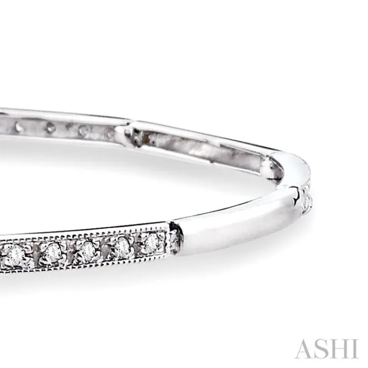 1/4 Ctw Single Cut Diamond Bracelet in 14K White Gold