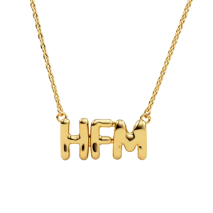 14k Bubble Pop Name Necklace