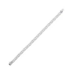 14Kt White Gold Diamond 1 1/2Ctw Bracelet