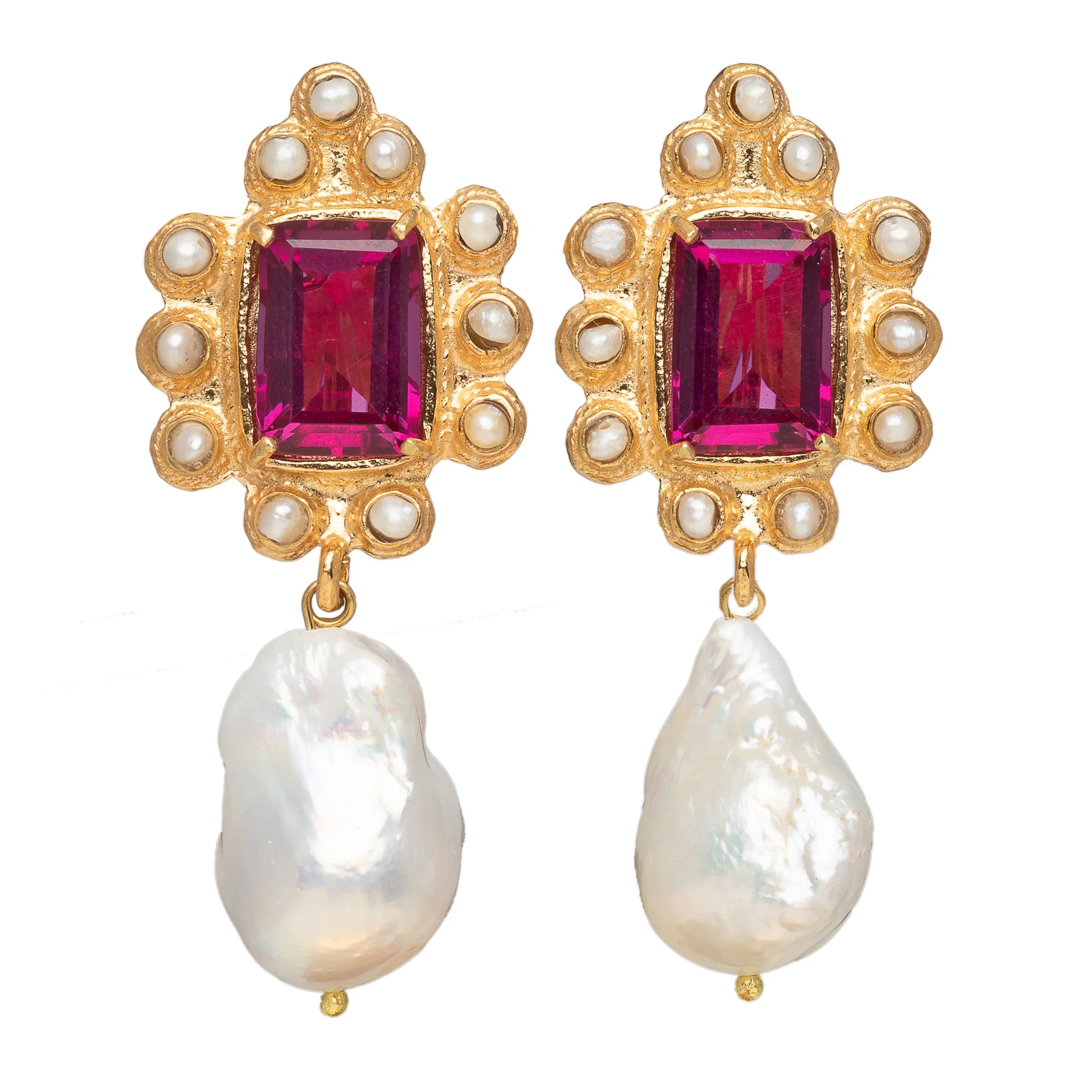 Amalita Earrings Hot Pink