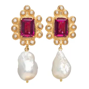 Amalita Earrings Hot Pink