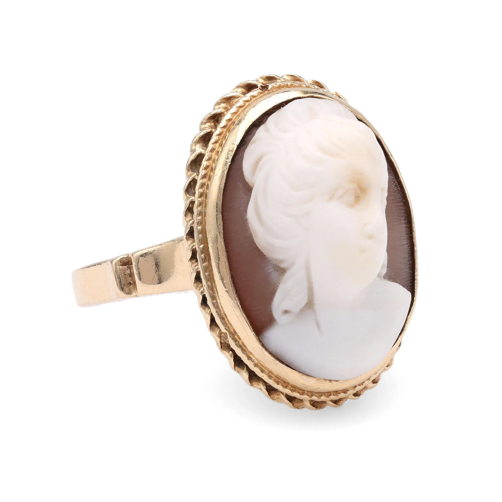 Antique Cameo Yellow Gold Ring