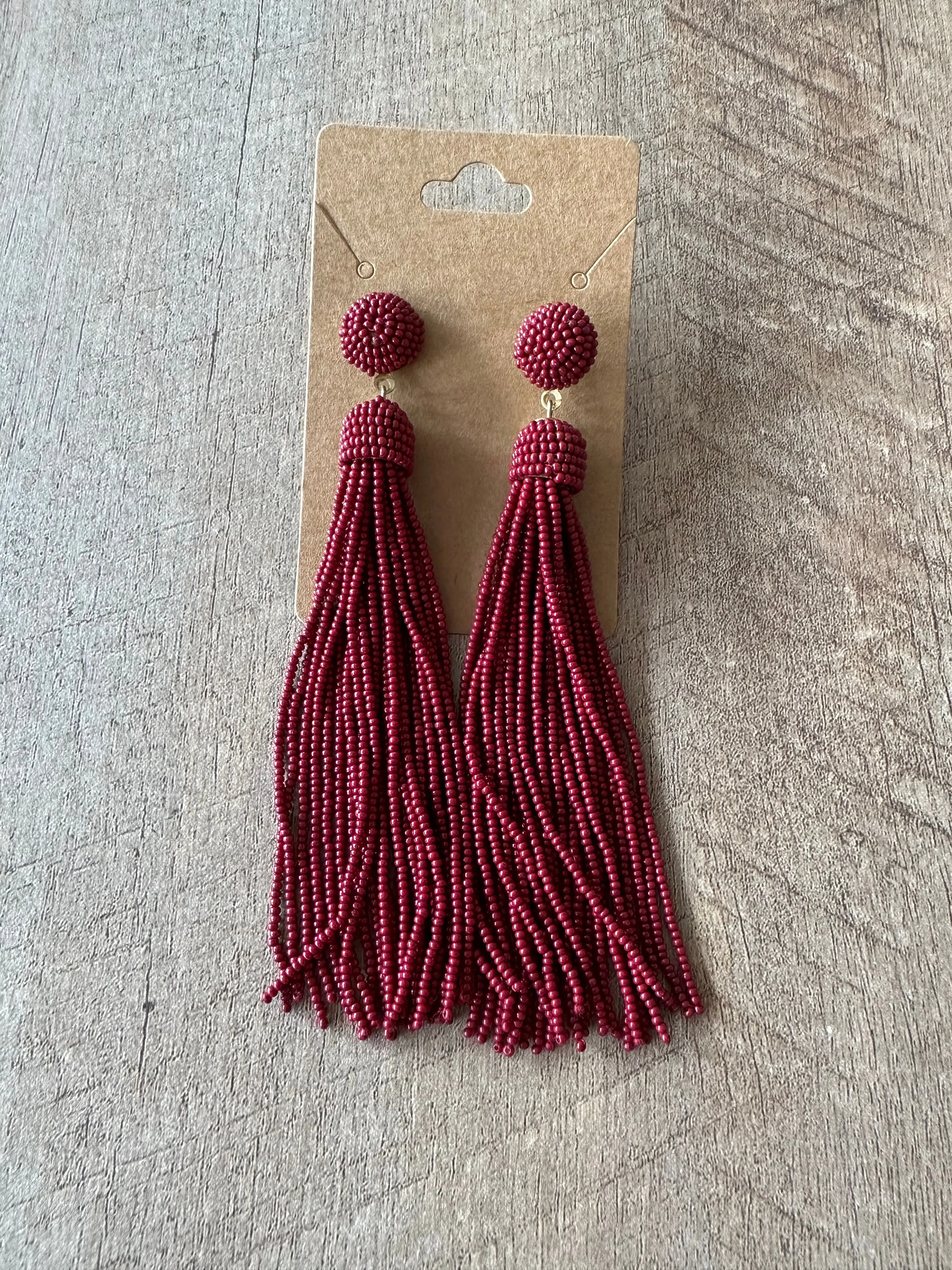 Beaded Dangle Earrings