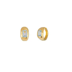 Bianc Catalina Earrings Blue Topaz