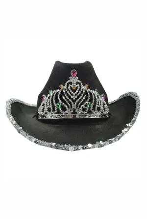 Black Princess Cowboy Hat