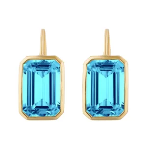 Blue Topaz Earrings