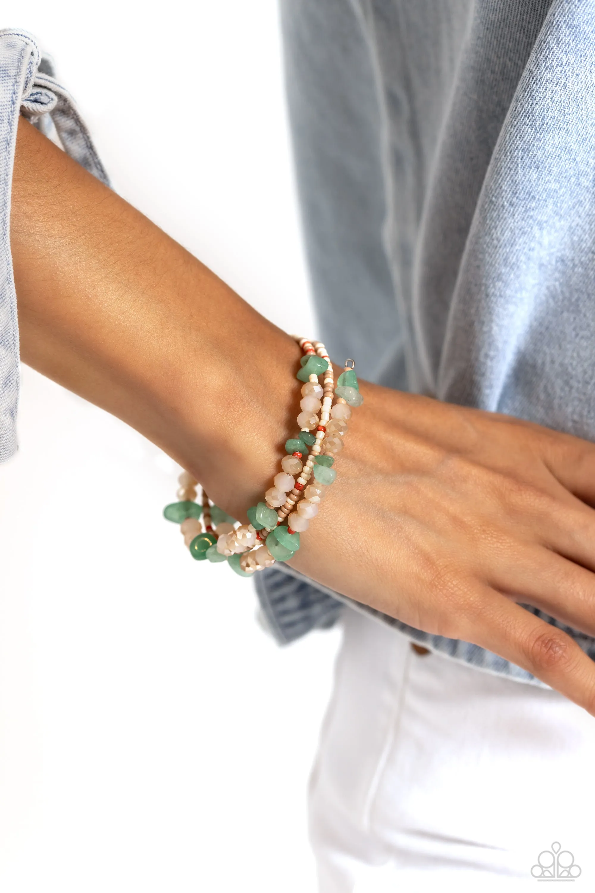 Bracelets Notoriously Nuanced - Green