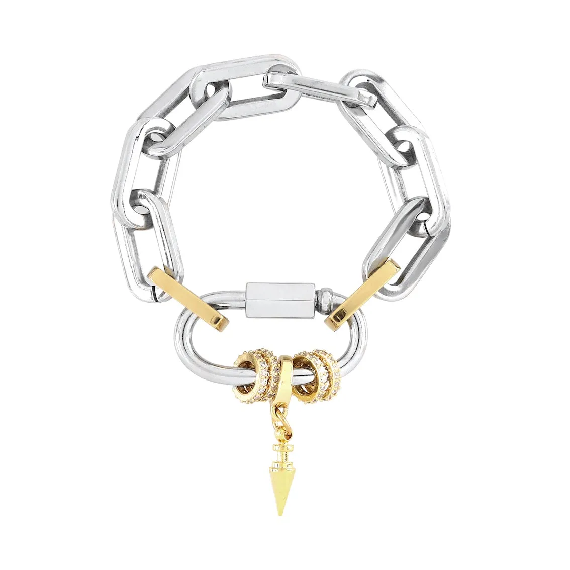 CARABINER PAVE PUERTO BRACELET