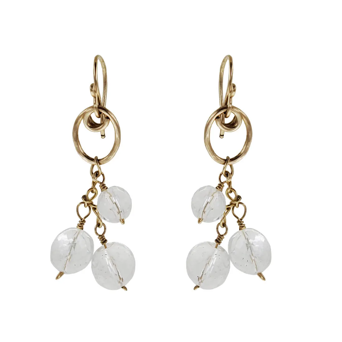 Cascading Crystals Earrings