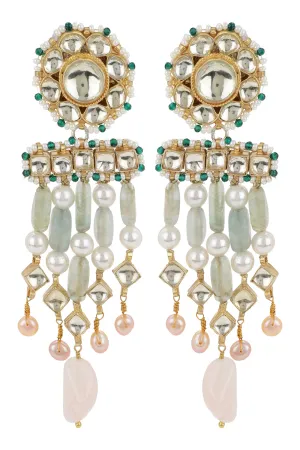 Chauki Polki Earrings