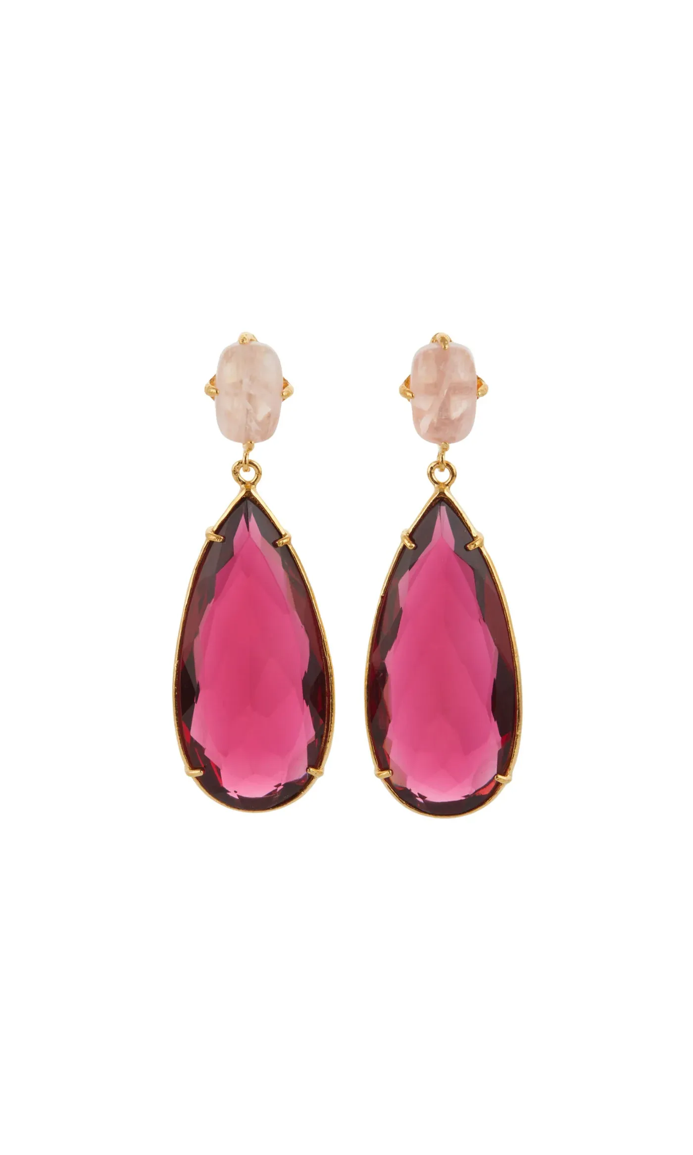 Christie Nicolaides Franca Earrings - Fuchsia