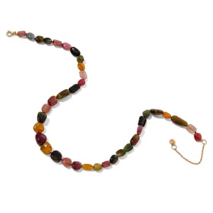 Chronos Strand, Polished Tourmaline, 9kt Yellow Gold