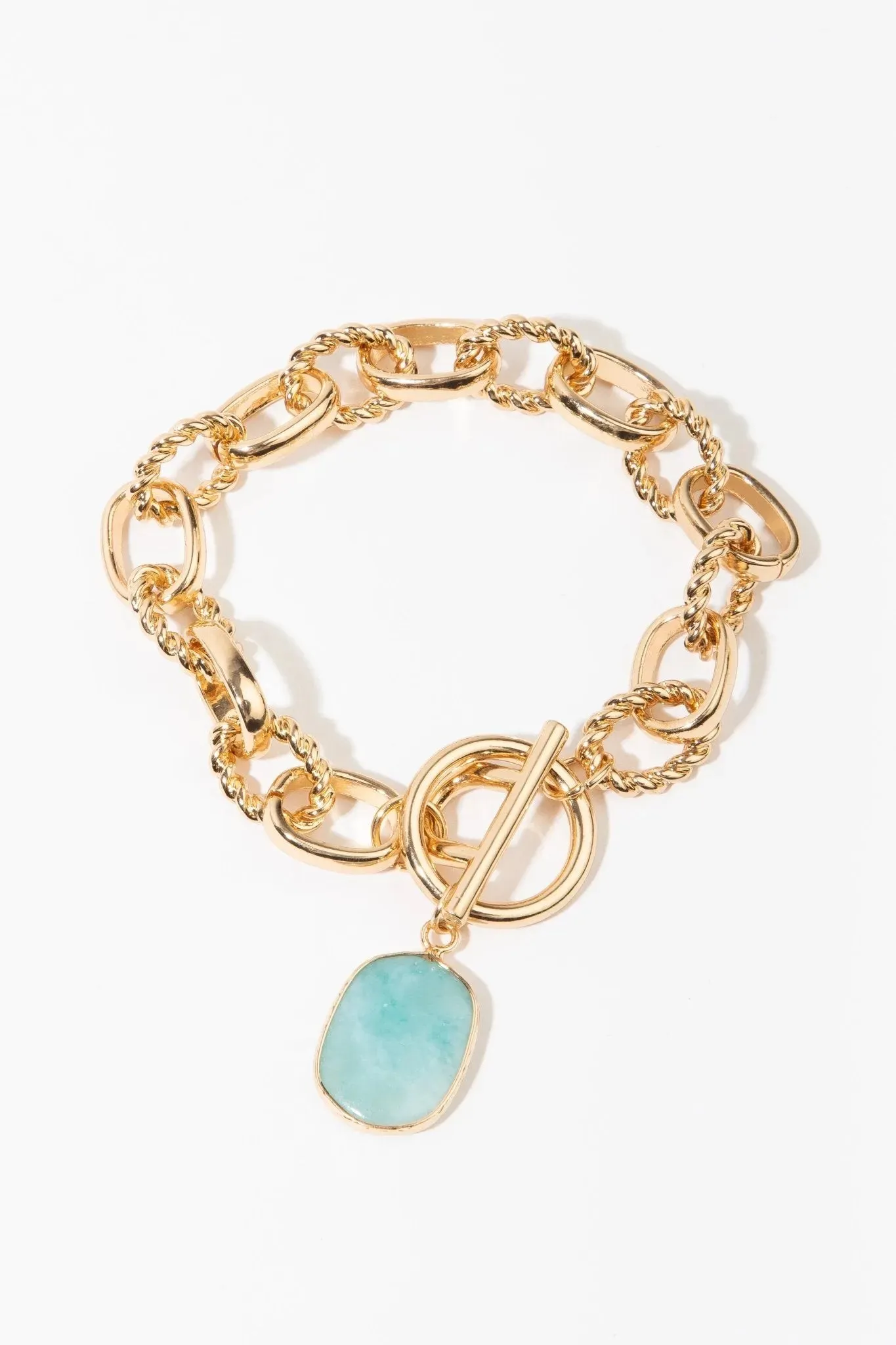 Chunky Chain Stone Bracelet