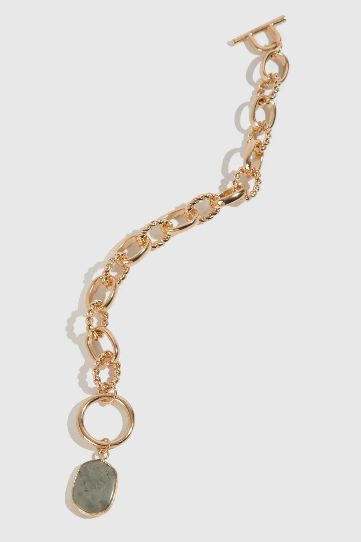 Chunky Chain Stone Bracelet