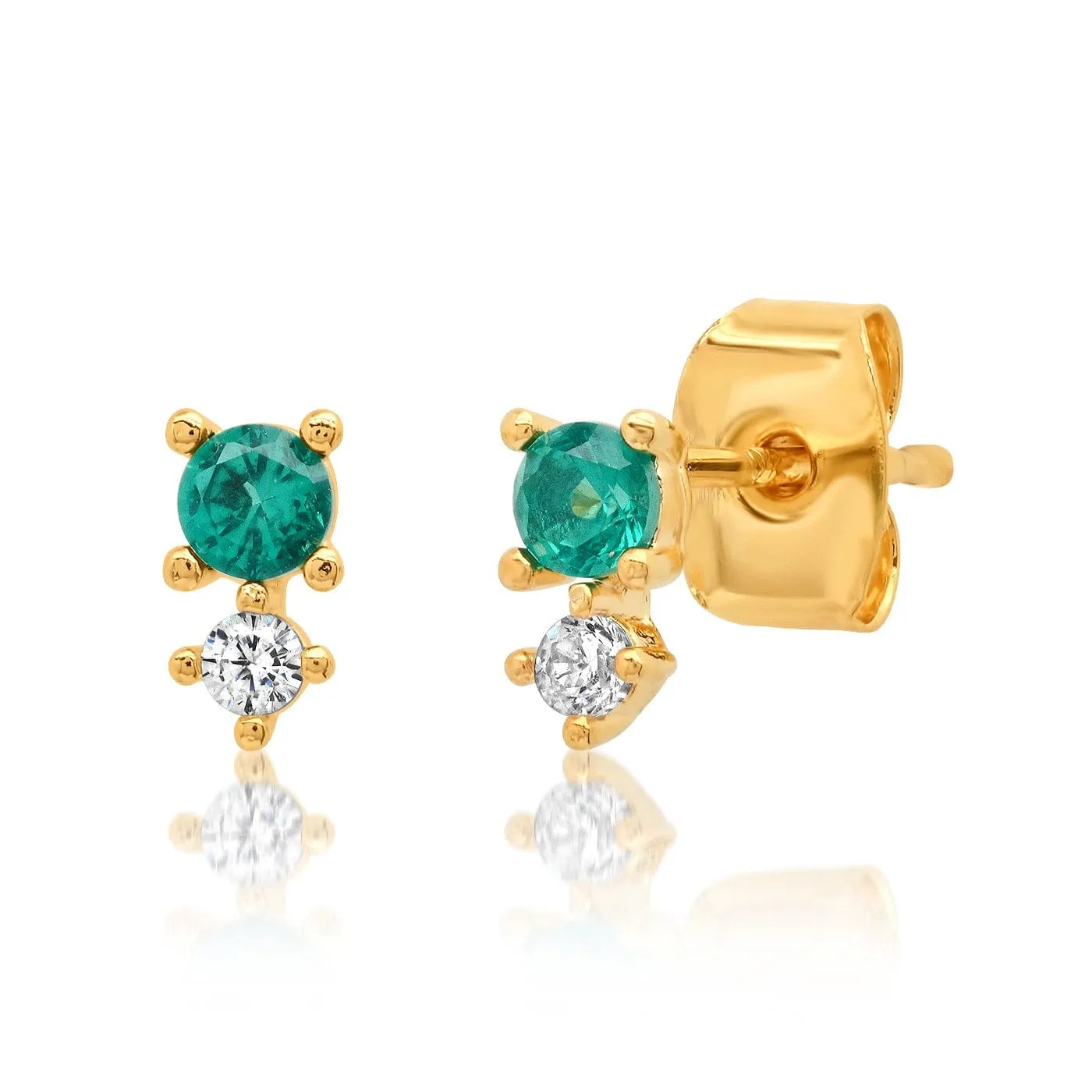 CZ and Colored Stone Studs