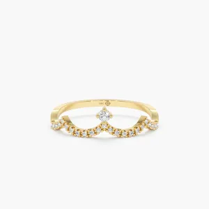 Diamond Crown Ring, Elizabeth