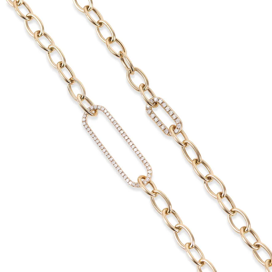 DIAMOND LINK CHAIN BRACELET