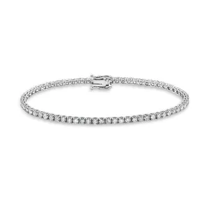 Diamond Tennis Bracelet (7.00 ct.) 3.7 mm 4-Prongs Setting in 14K Gold