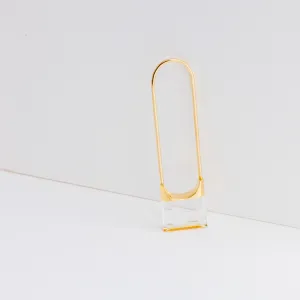 Drop square quartz earring (single)