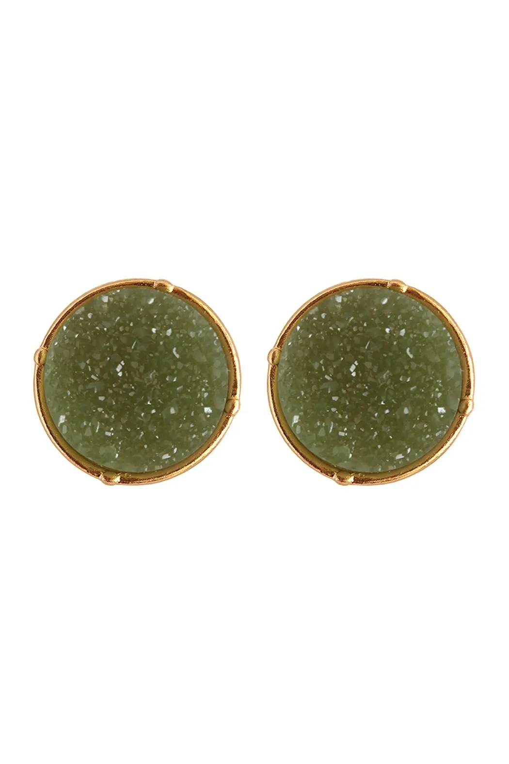 Fdruzy Round Post Earrings