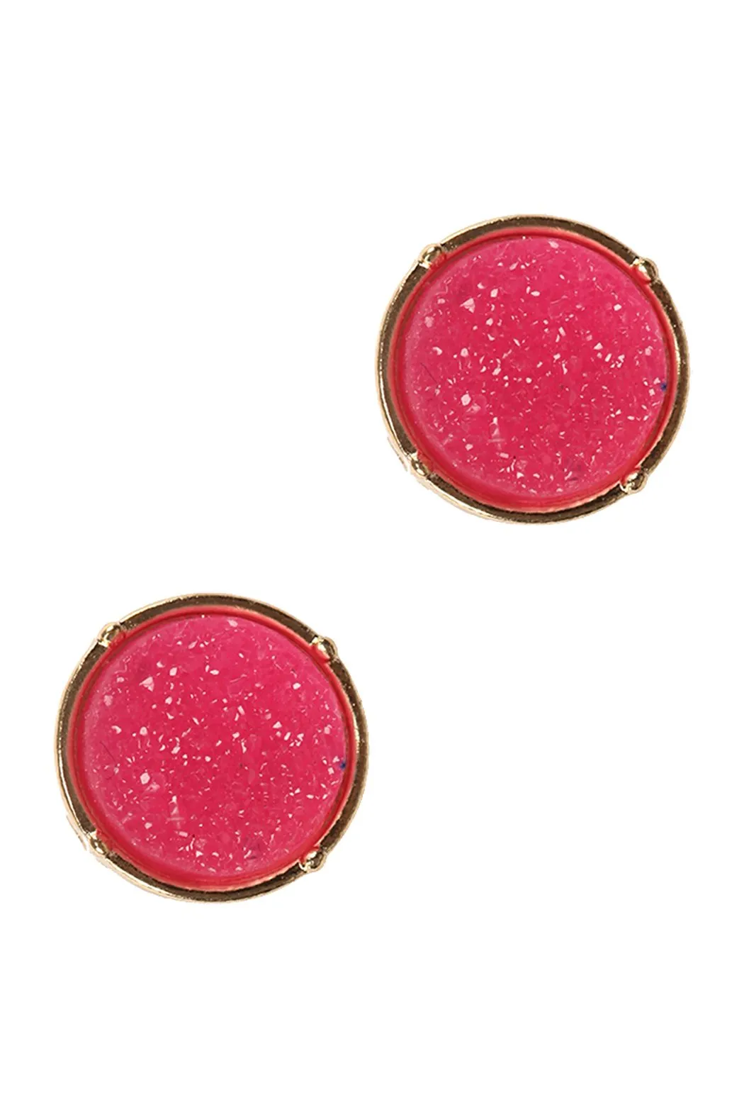 Fdruzy Round Post Earrings