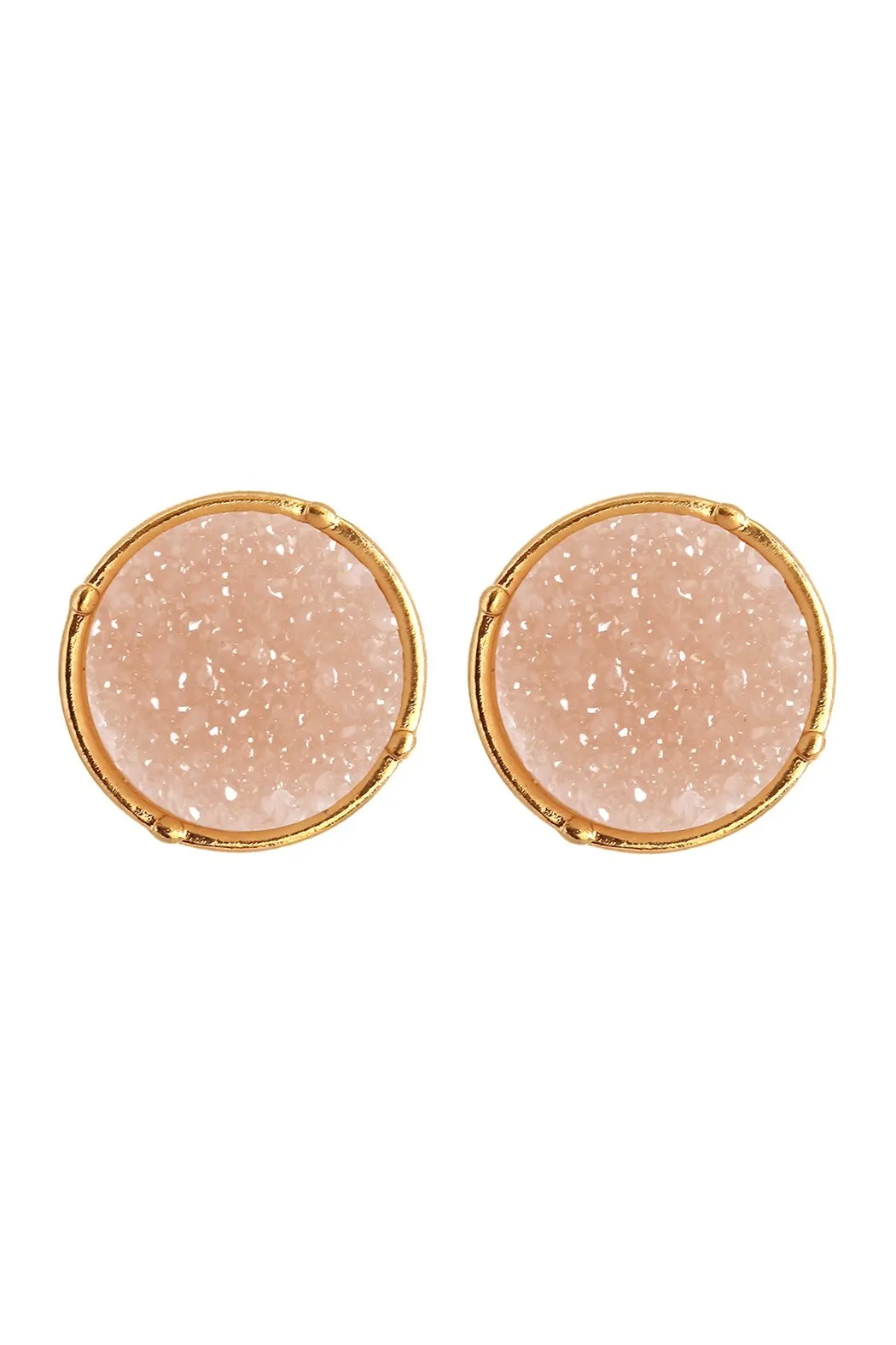 Fdruzy Round Post Earrings