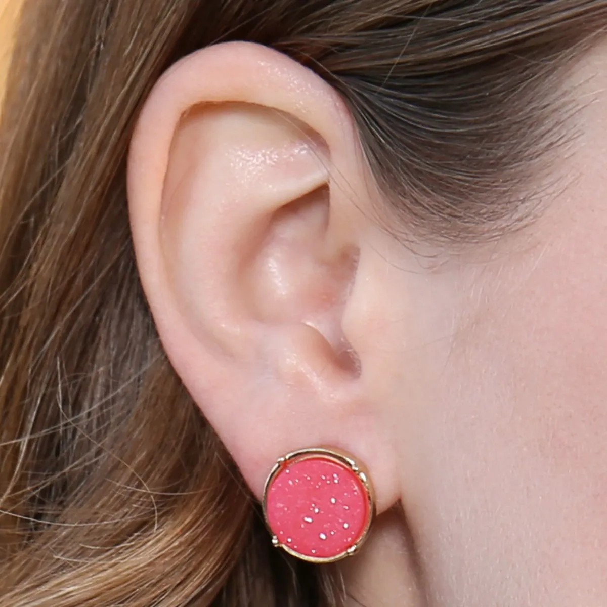 Fdruzy Round Post Earrings