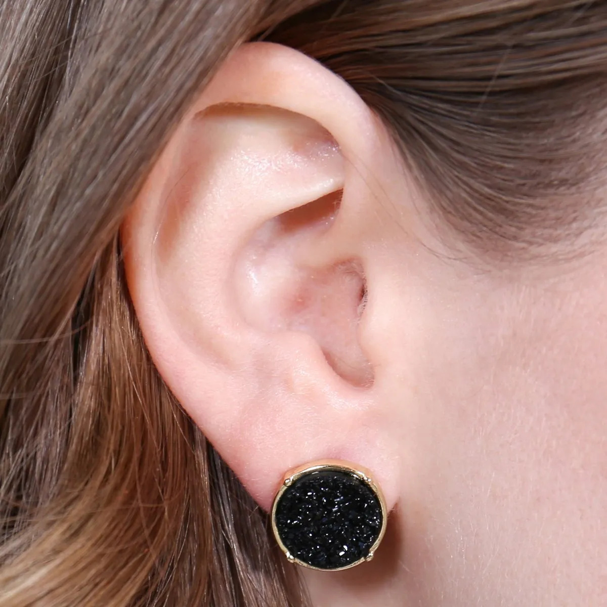 Fdruzy Round Post Earrings