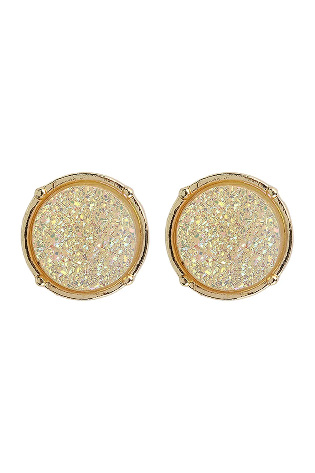 Fdruzy Round Post Earrings