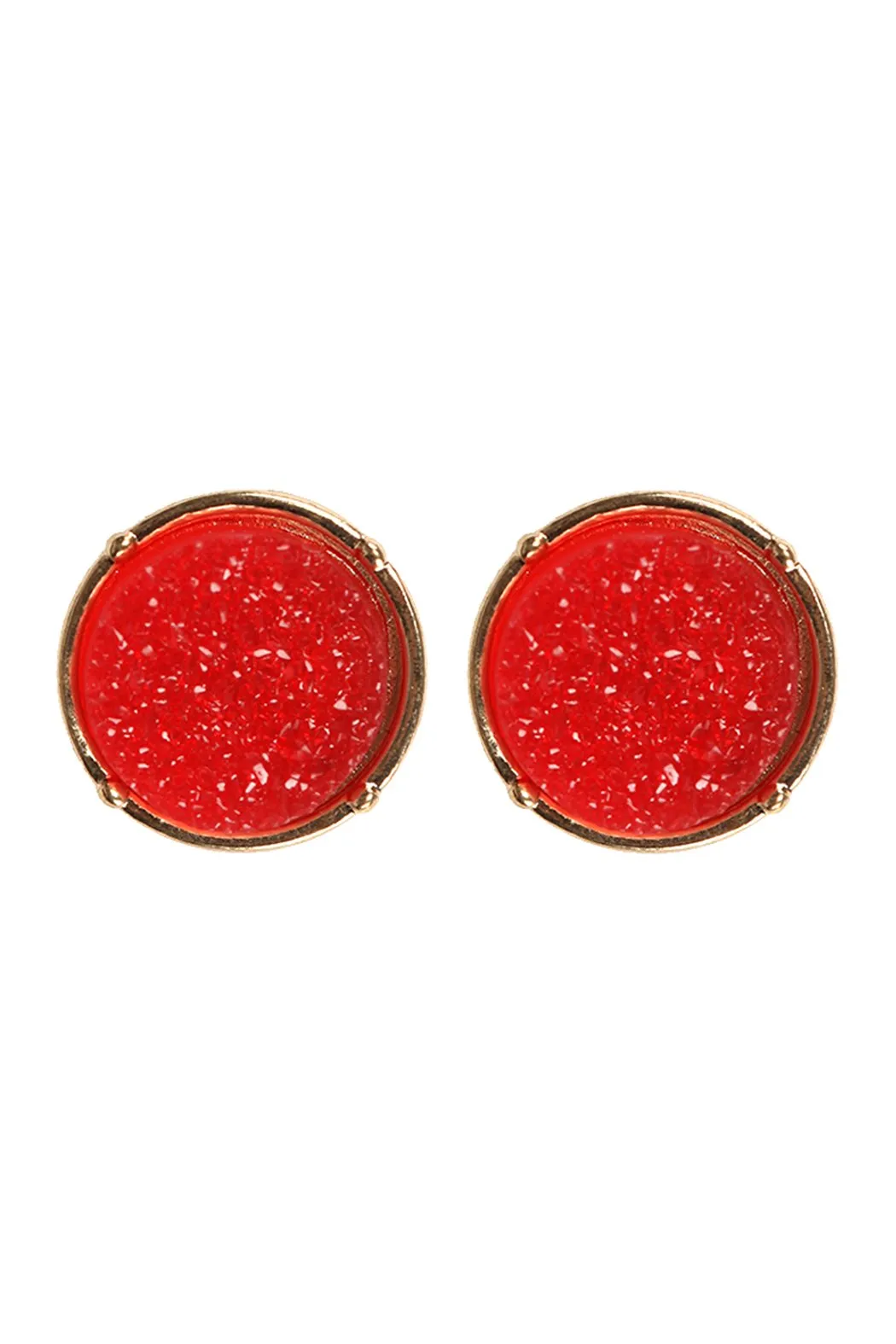 Fdruzy Round Post Earrings