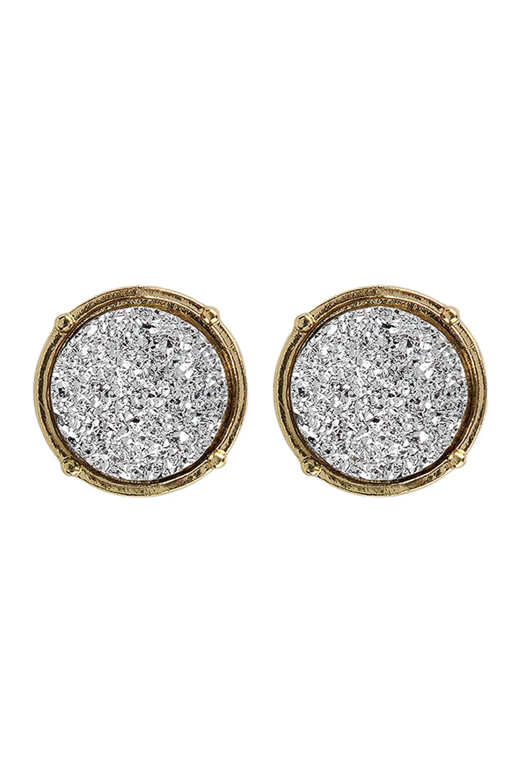 Fdruzy Round Post Earrings