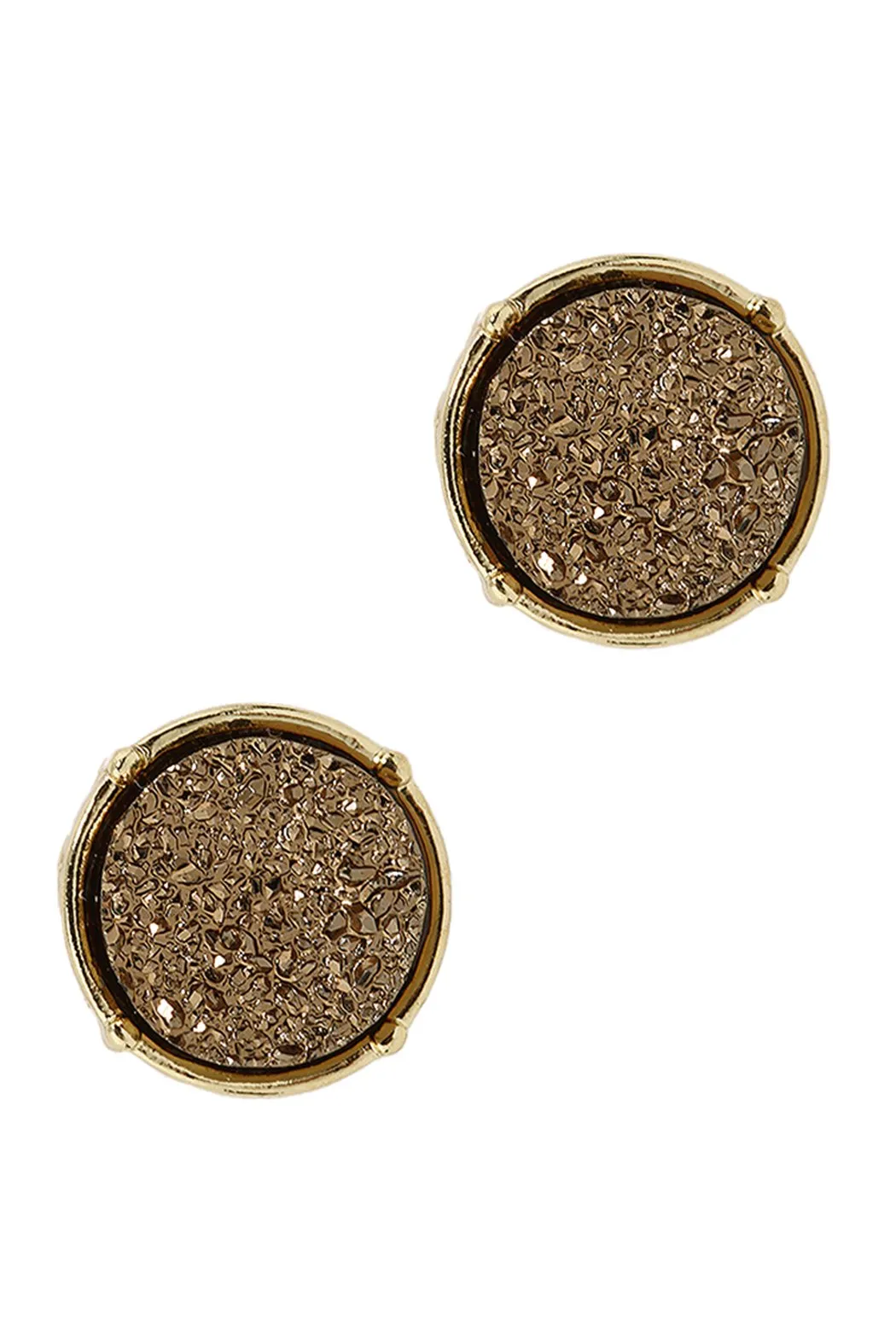 Fdruzy Round Post Earrings