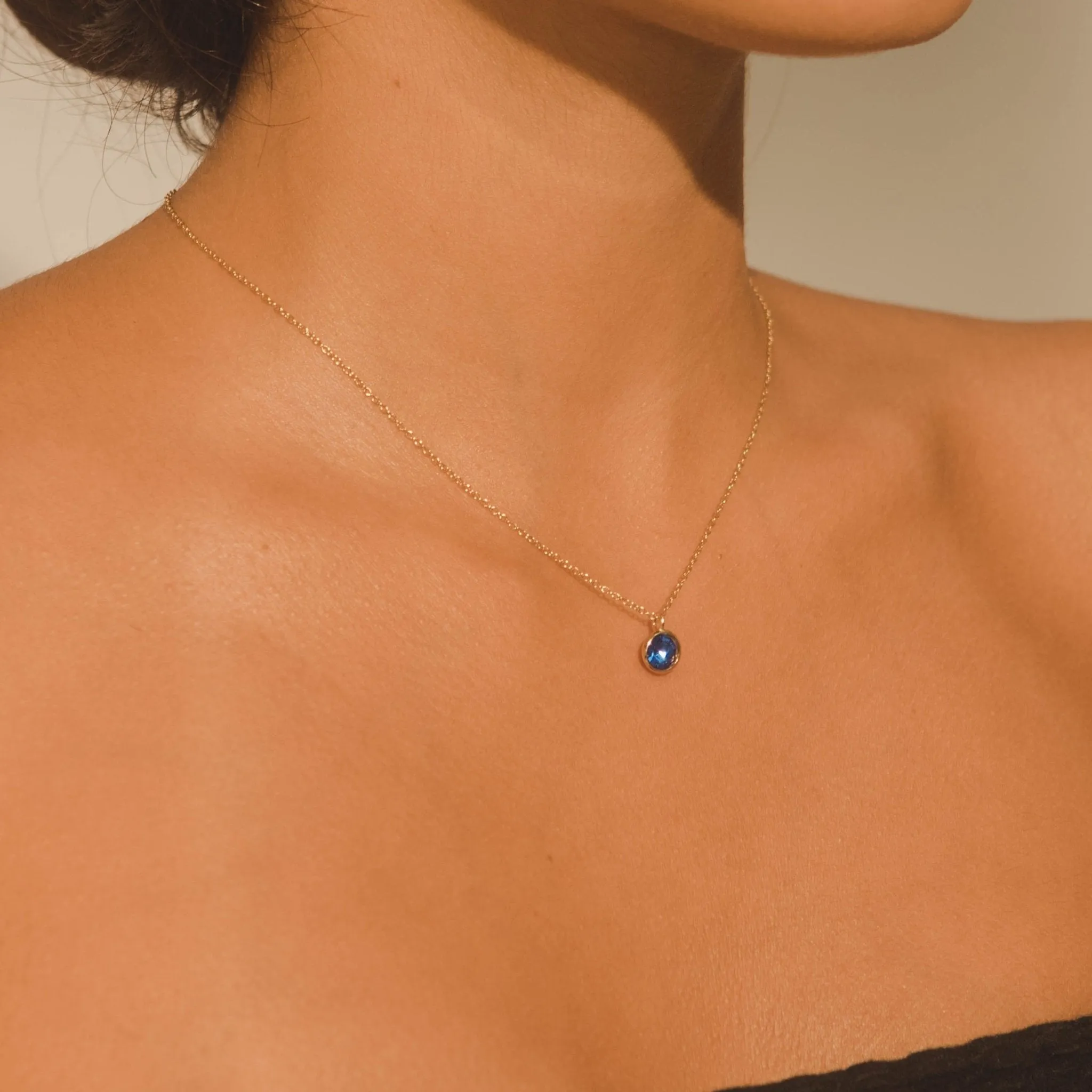 Gemstone Necklace - Sapphire