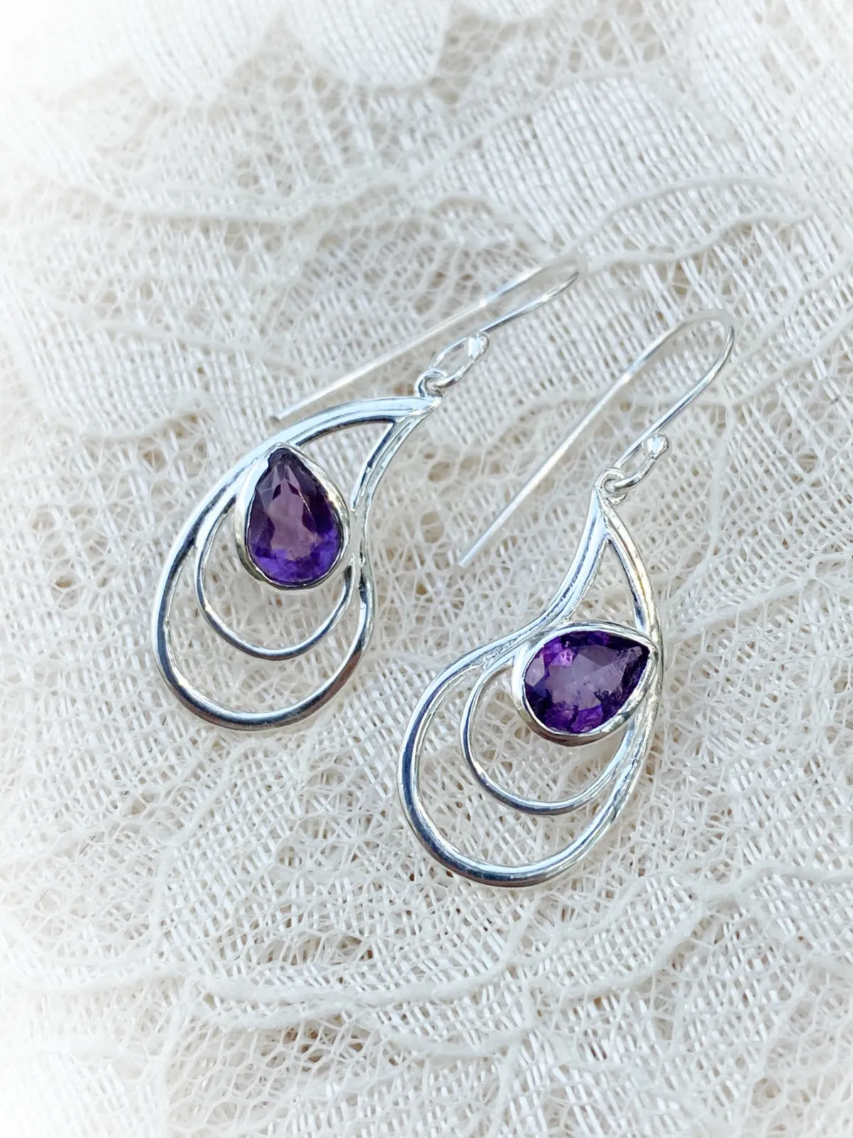 Gemstone Wing Dangles