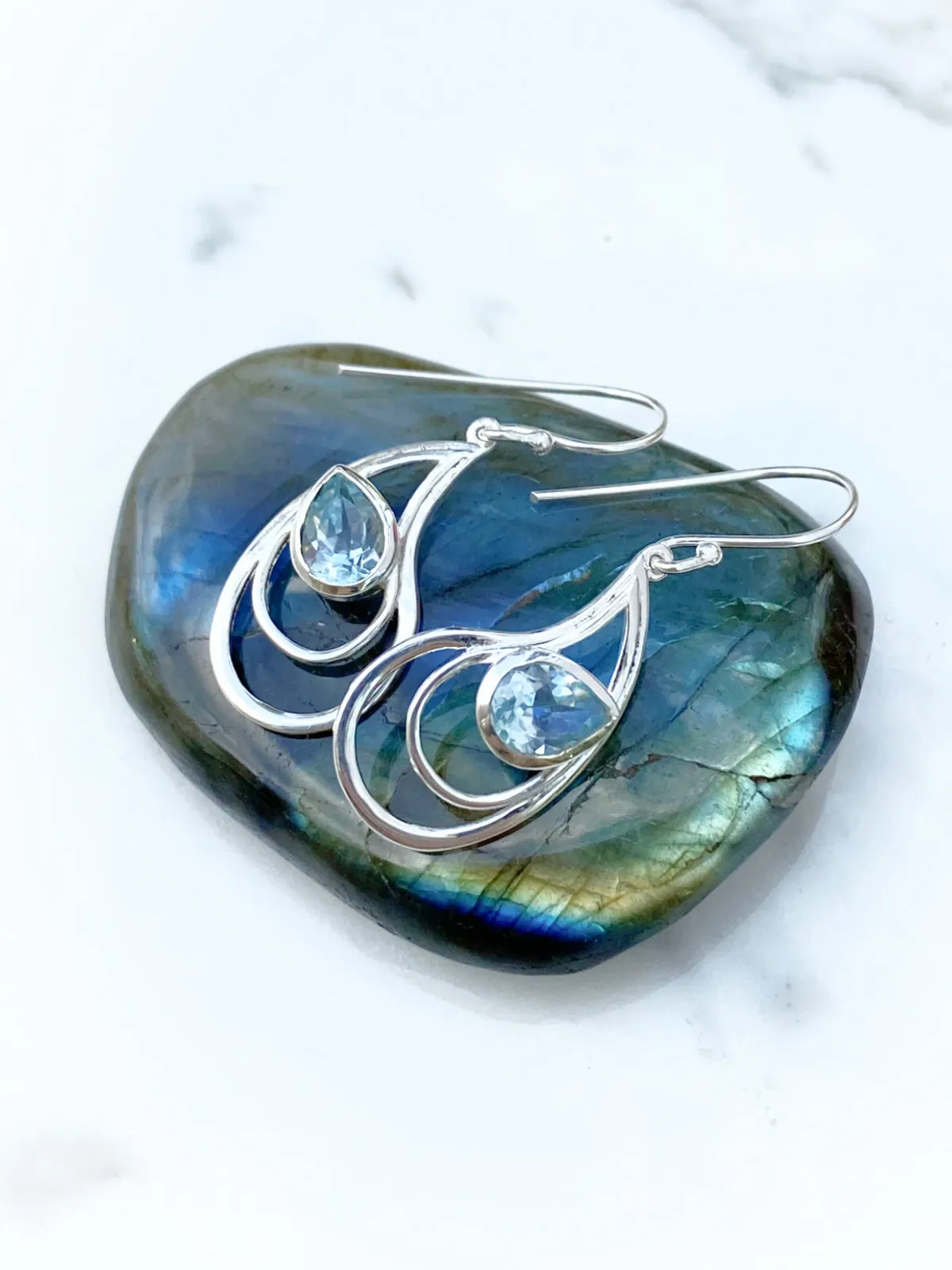 Gemstone Wing Dangles