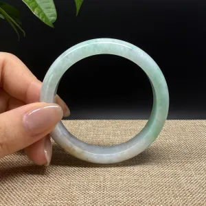 Genuine Burmese Yellow Green Jade Jadeite Bangle Bracelet ( 52.8mm )