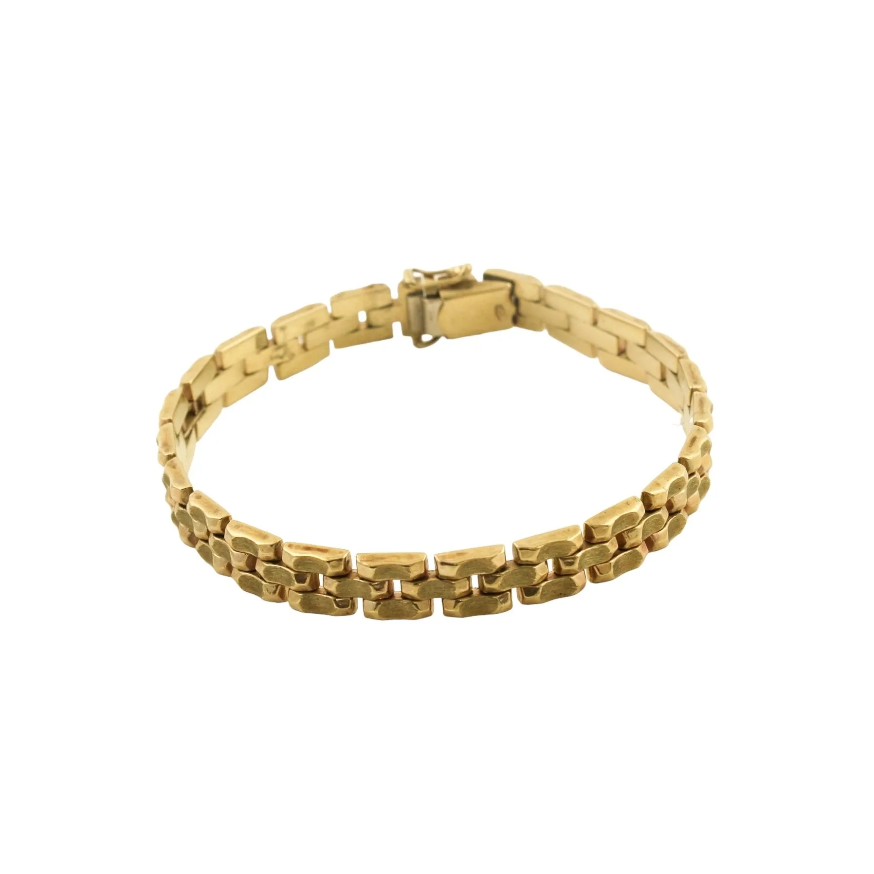 Gold Chainmail link Bracelet