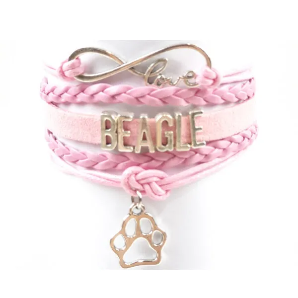 Infinity Love Beagle Bracelet