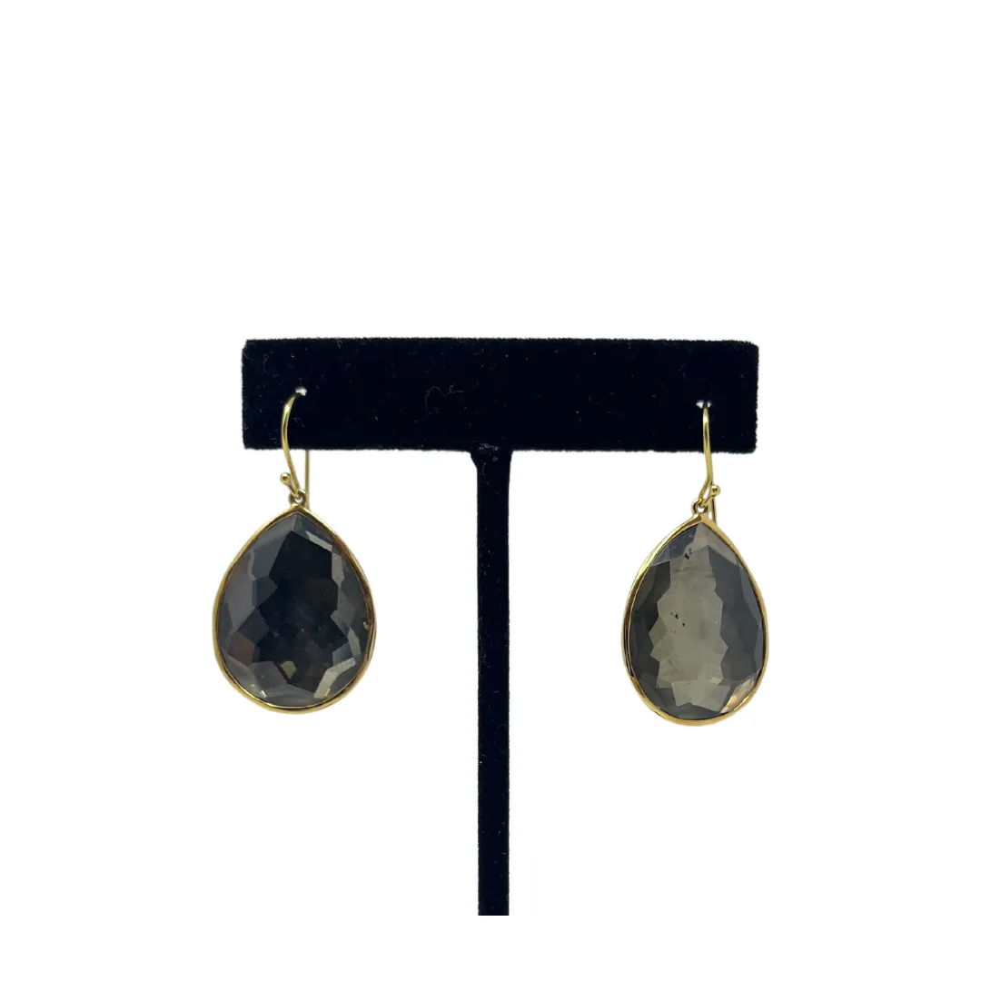 Ippolita Rock Candy 18k Gold and Smoky Quartz Drop Earrings