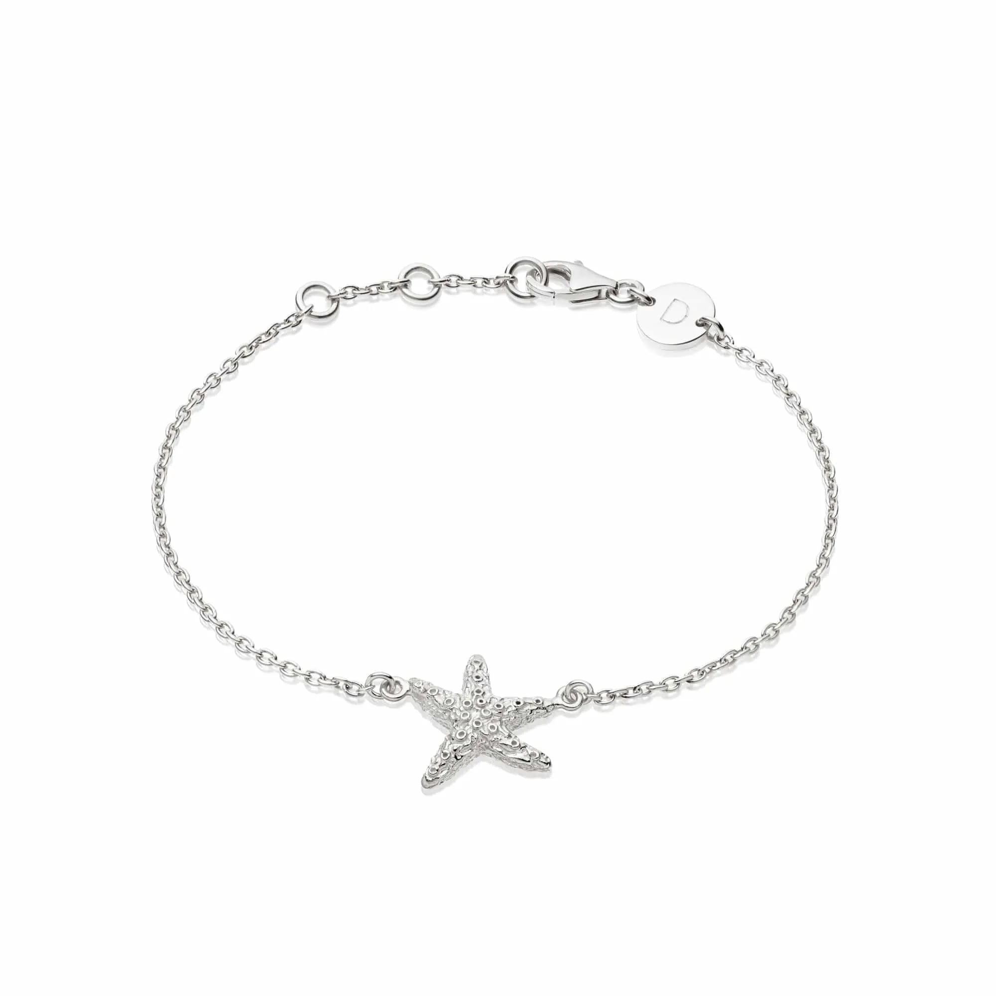 Isla Starfish Chain Bracelet Sterling Silver