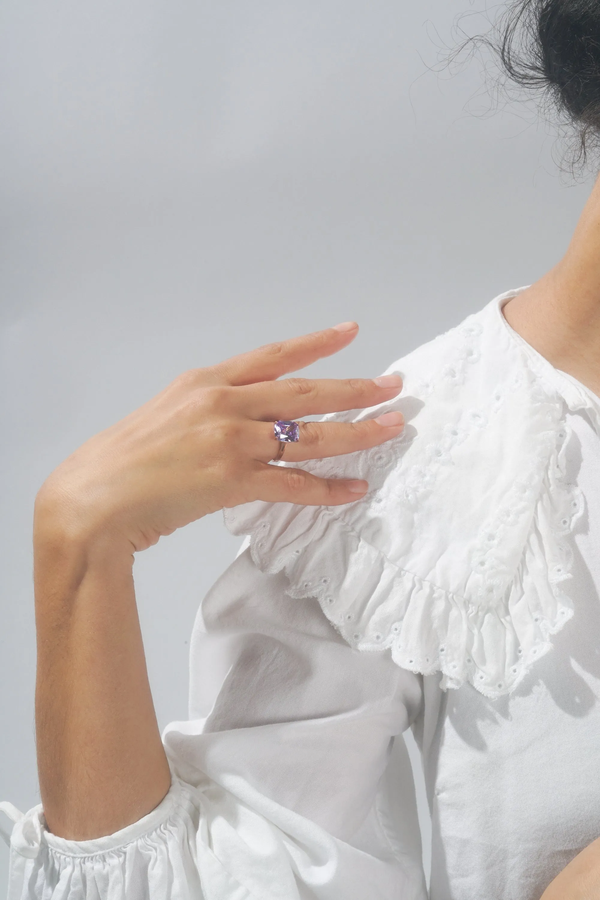 Lavender Haze Cocktail Ring