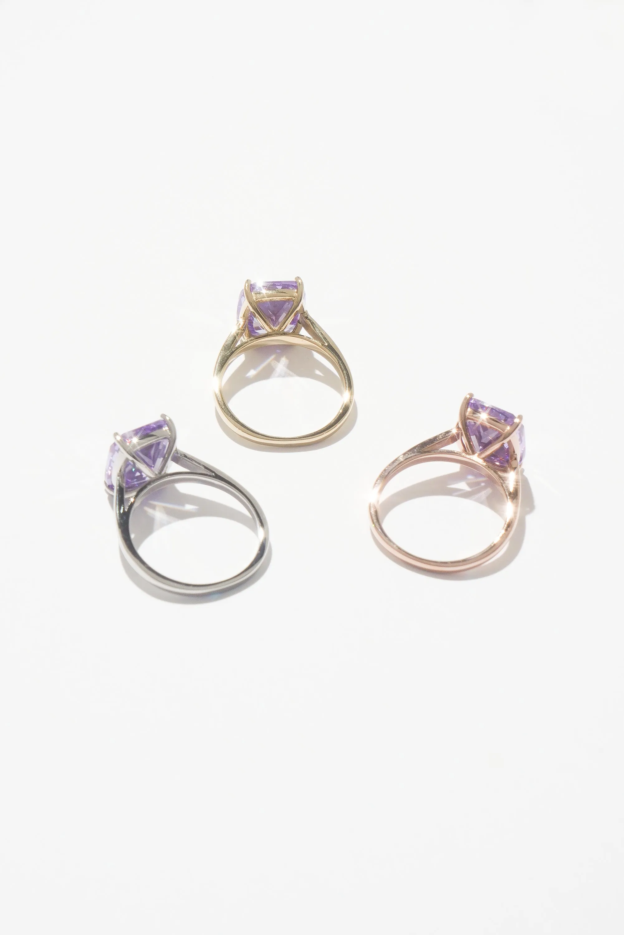 Lavender Haze Cocktail Ring