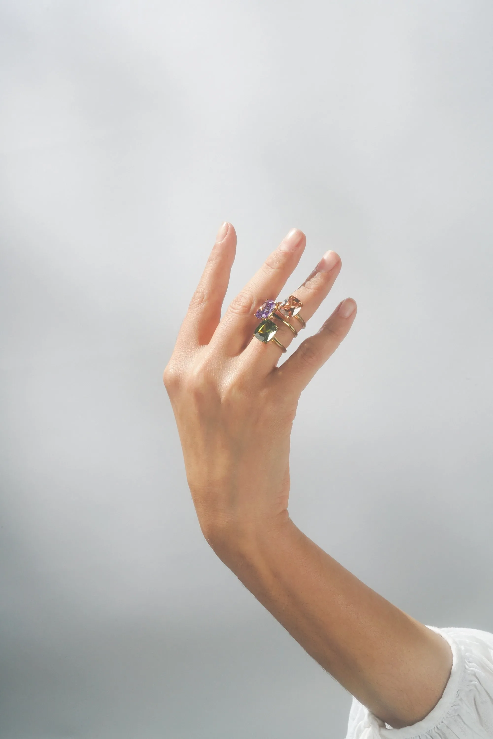 Lavender Haze Cocktail Ring