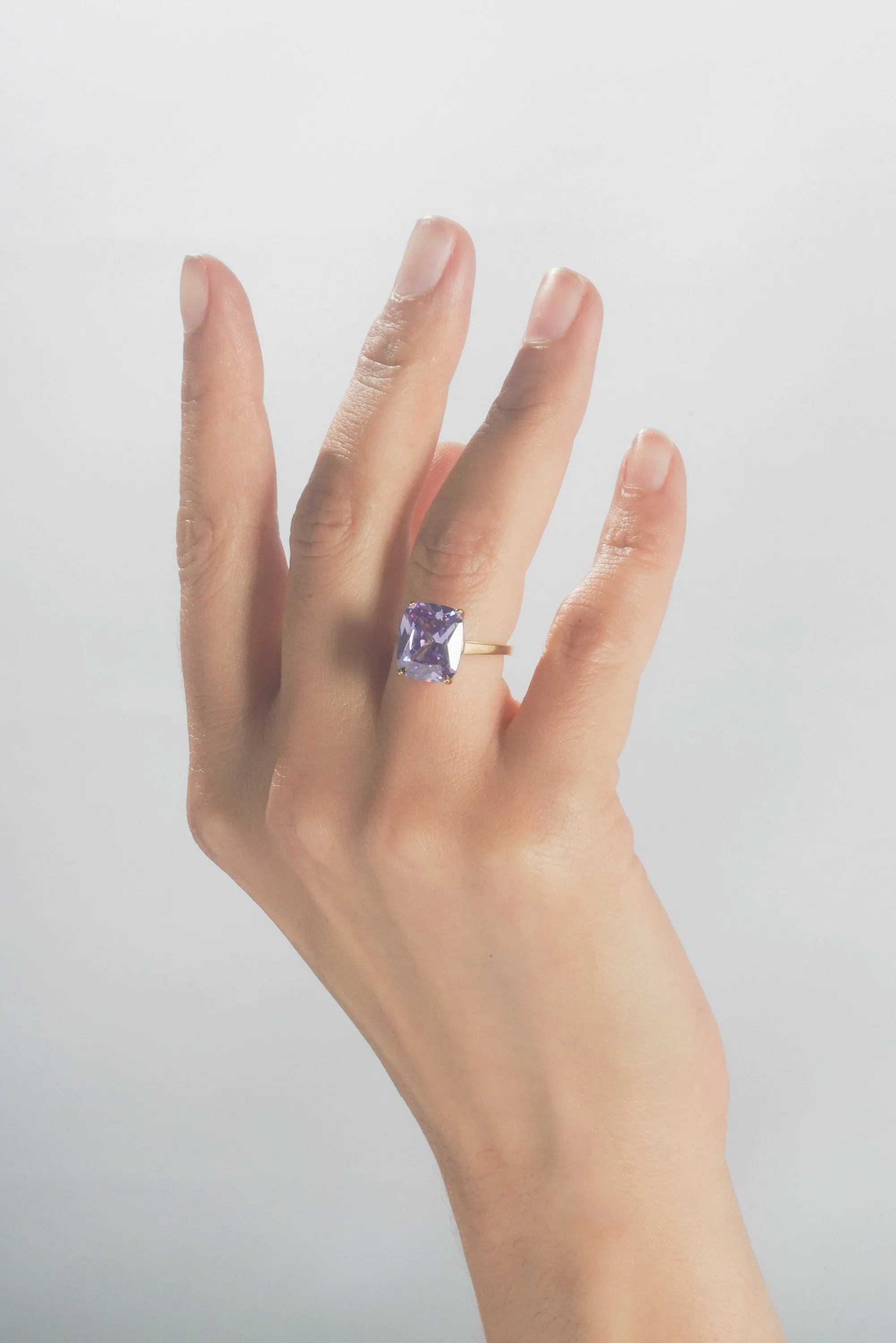 Lavender Haze Cocktail Ring