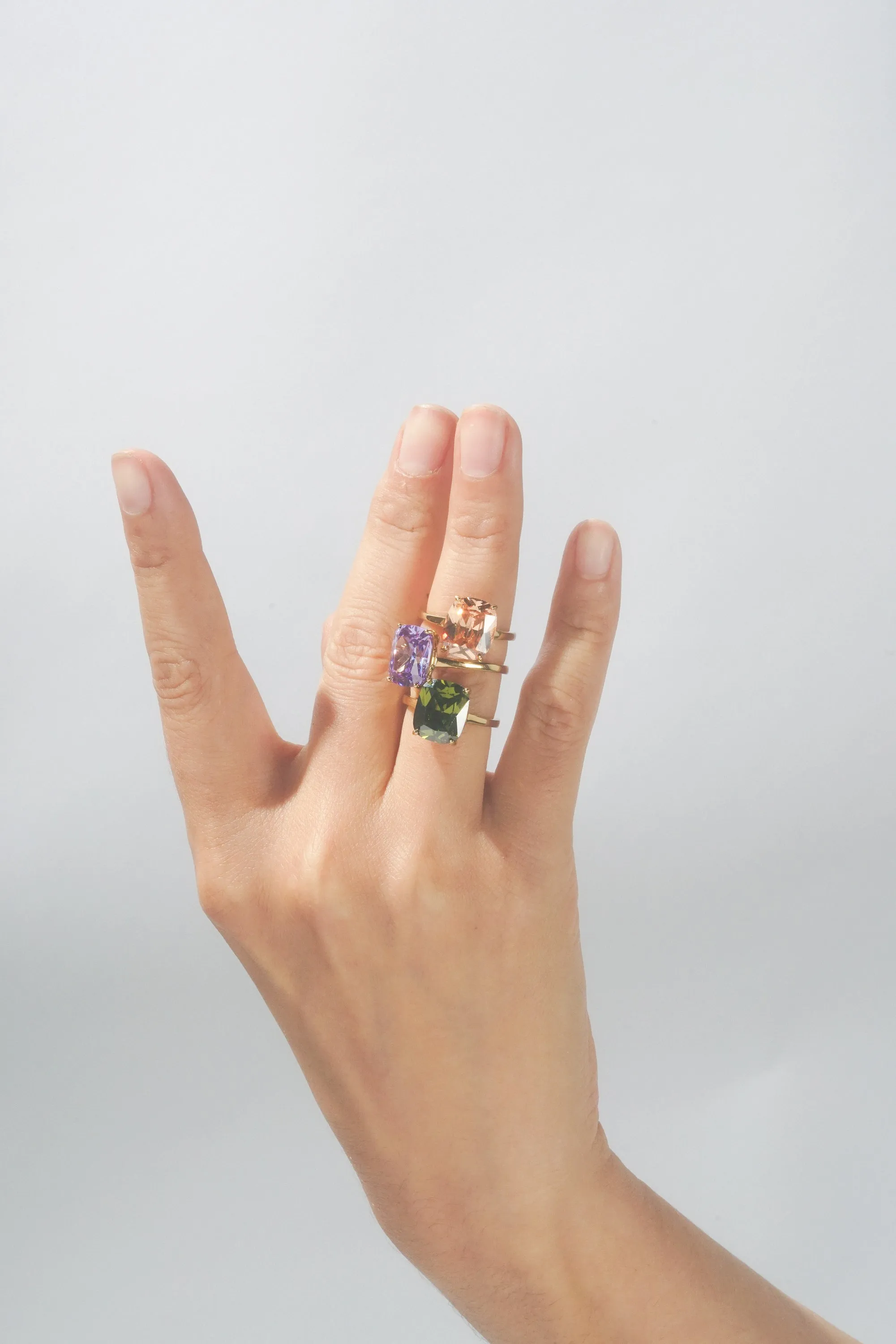 Lavender Haze Cocktail Ring