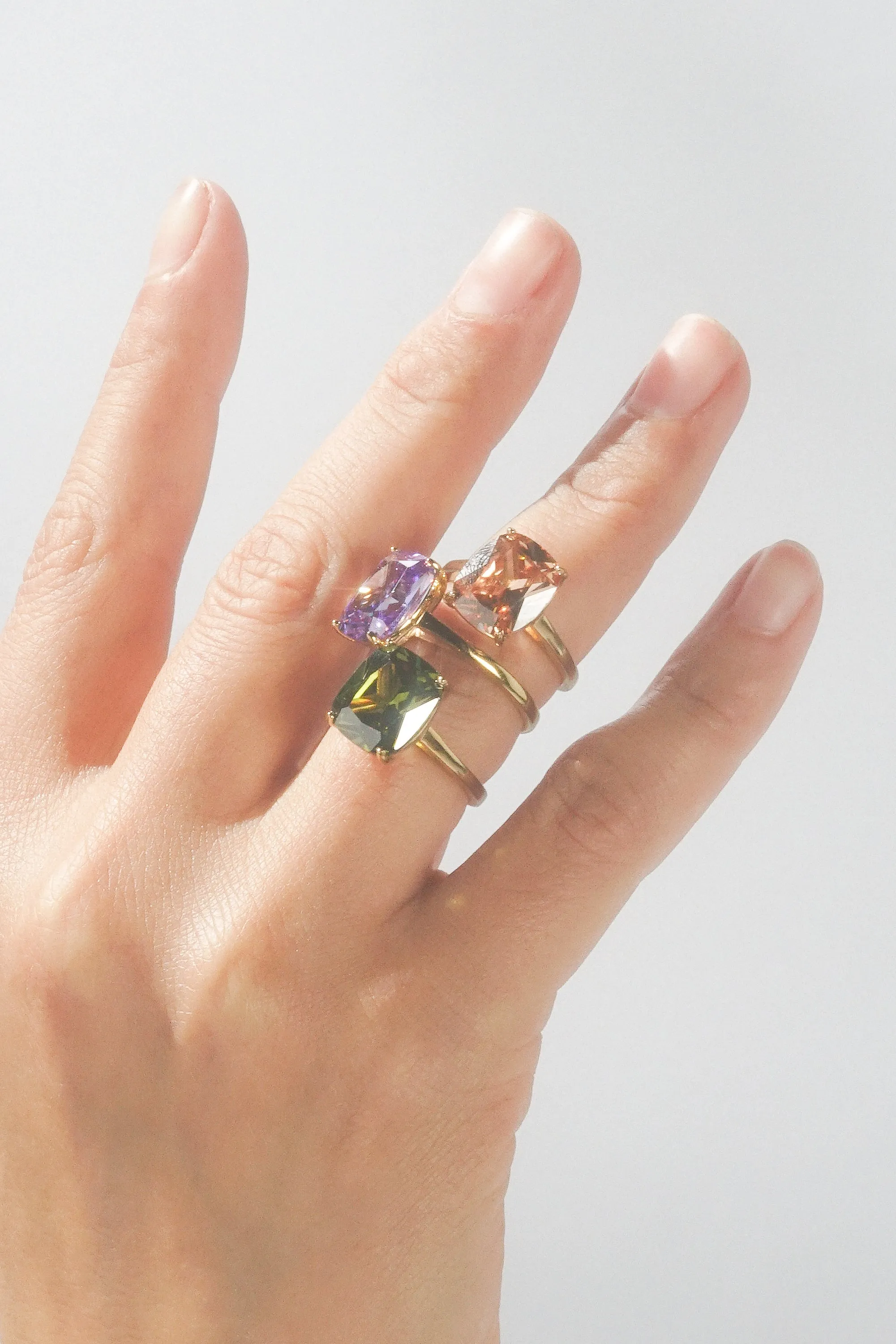 Lavender Haze Cocktail Ring