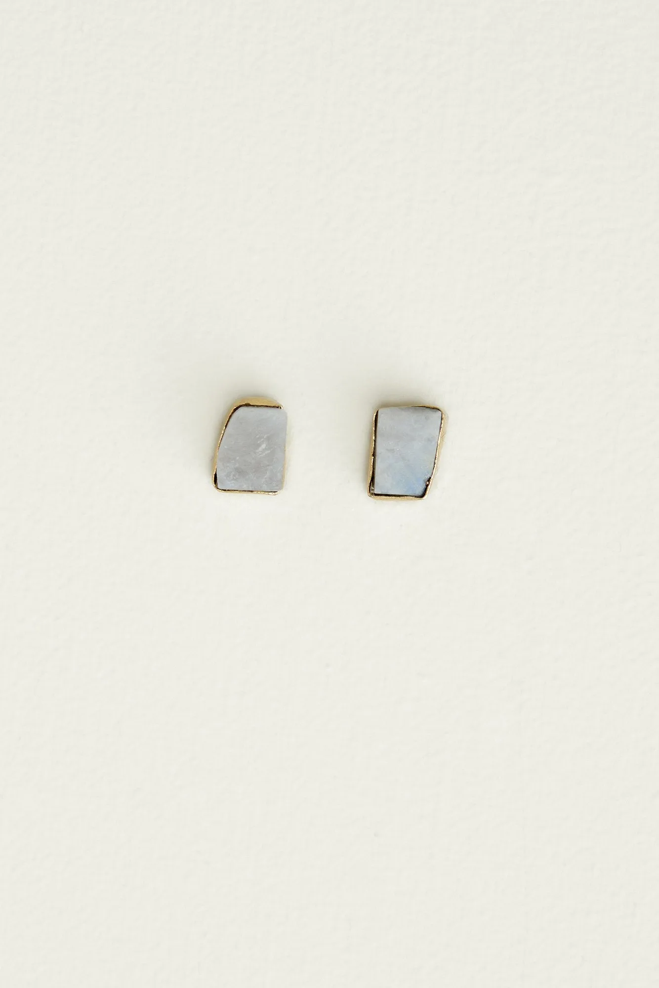 Leslie Francesca Raw Crystal Studs