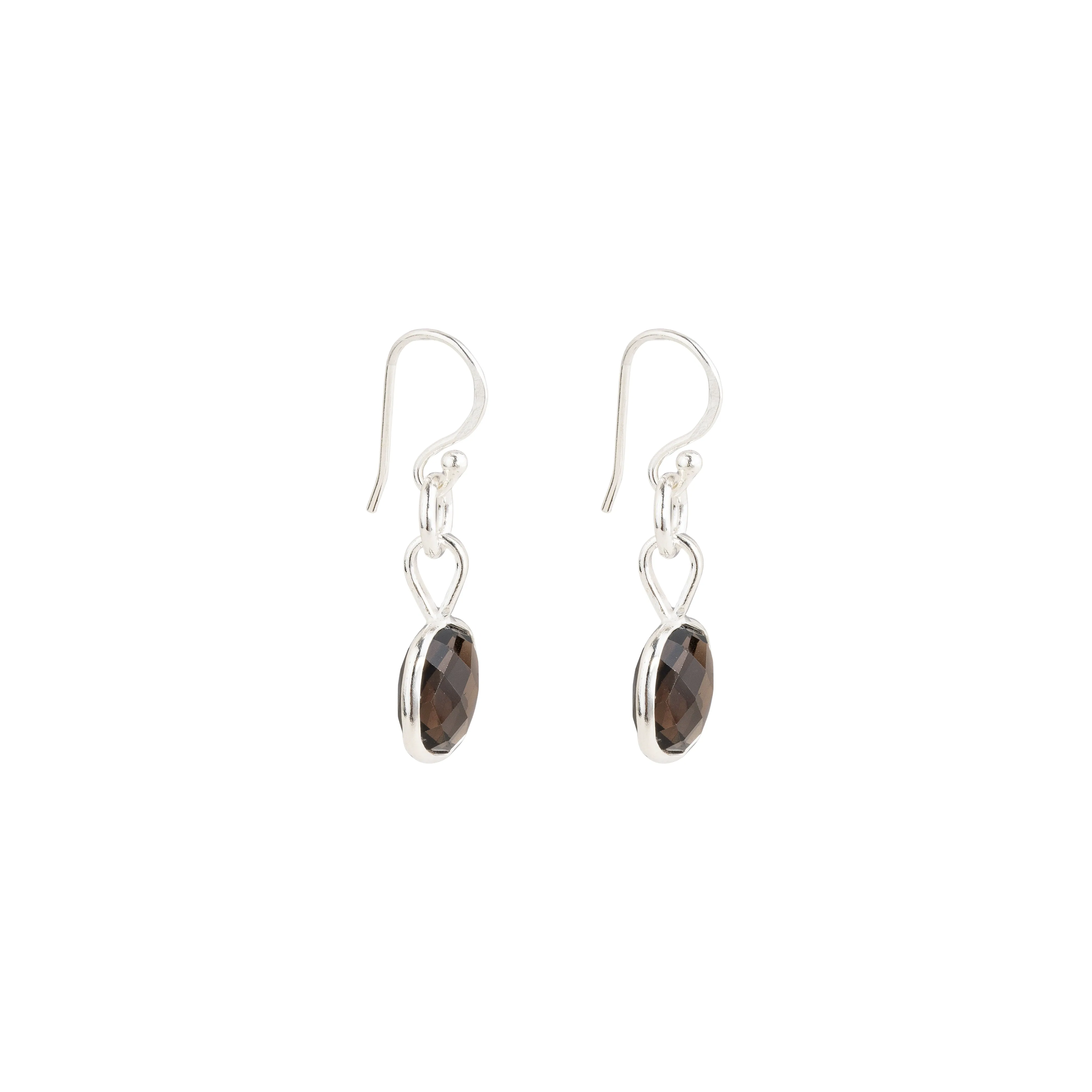 Maeve, Gemstone Drop Earrings, Sterling Silver