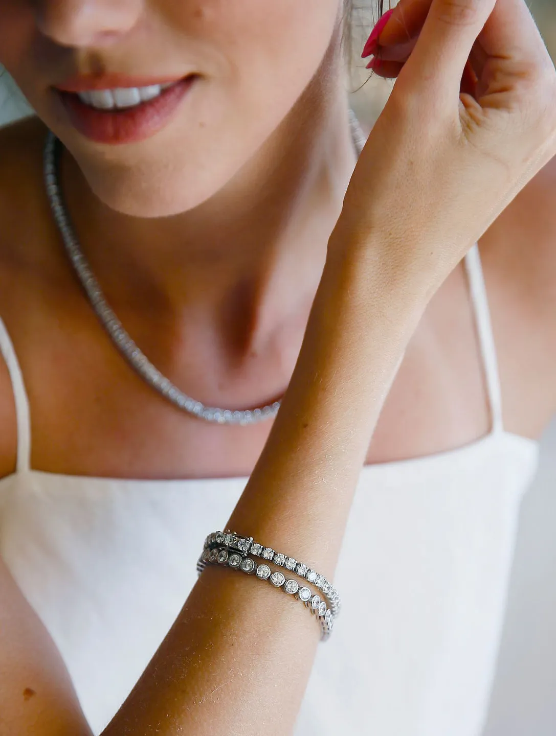 Moissanite Diamond Tennis Bracelet | Standard & Round