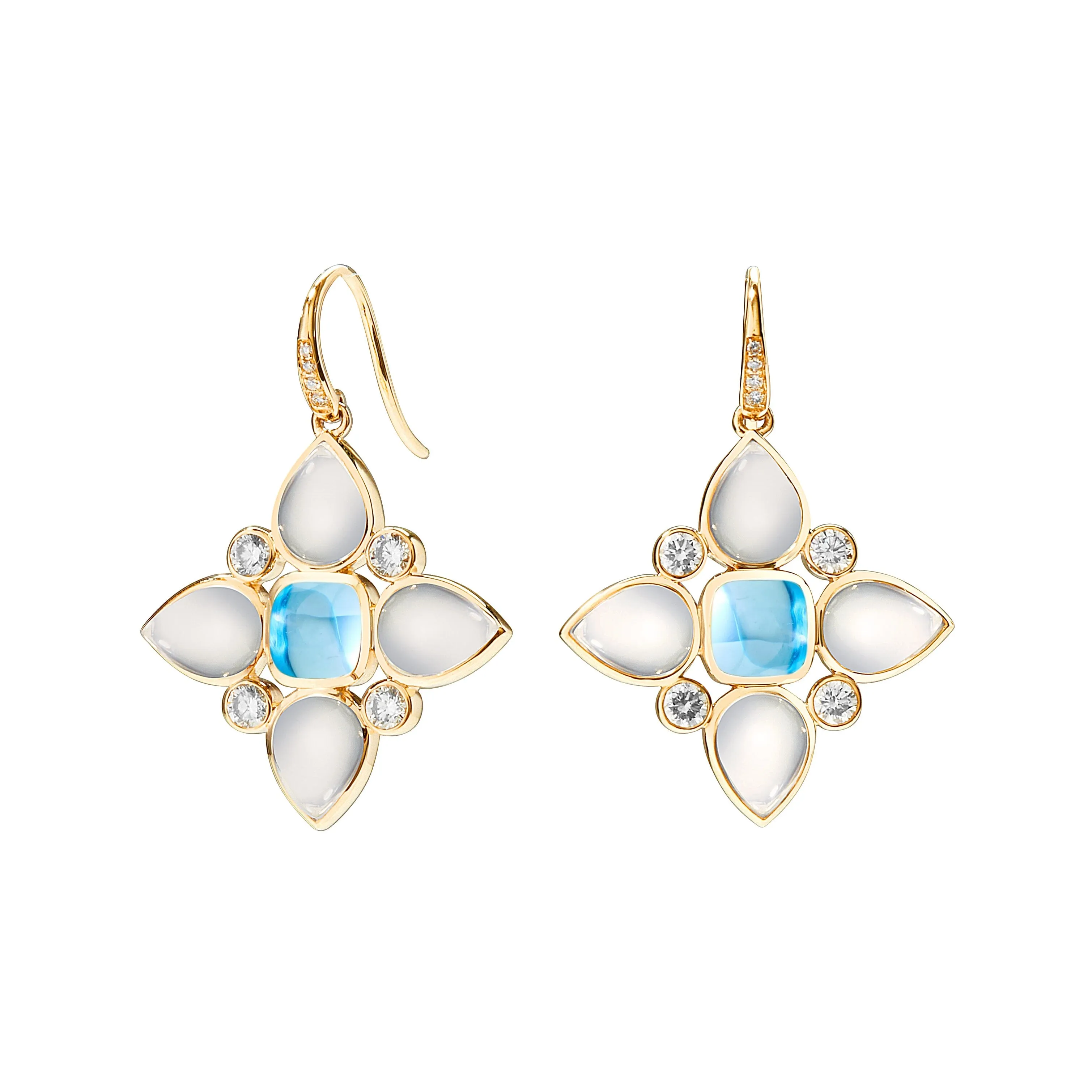 Moon Flower Earrings